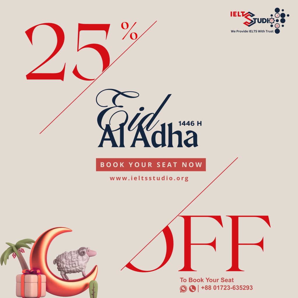 IELTS Studio Eid Discount